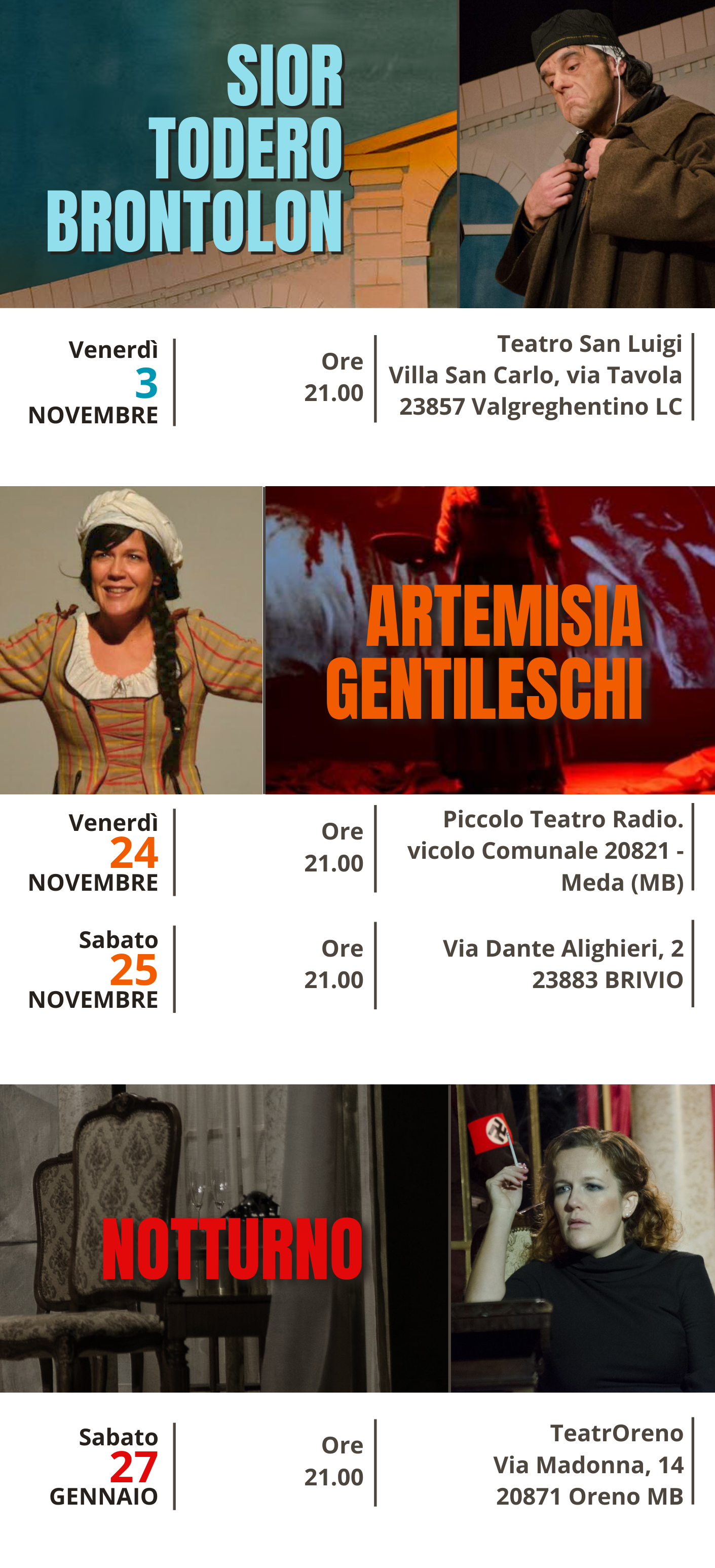 SPETTACOLI DATE 23 24